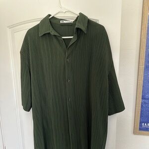Zara Pleated Green Set